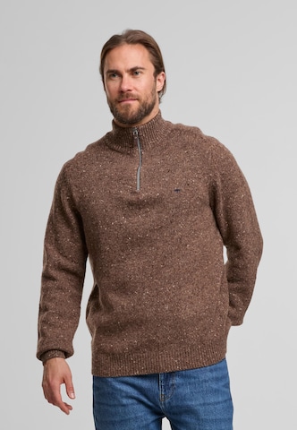 FYNCH-HATTON Pullover 'Donegal' i brun