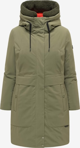 Cappotto invernale 'Pakaami 16' di MARIKOO in verde: frontale