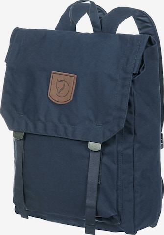 Zaino di Fjällräven in blu: frontale