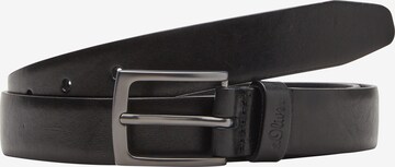 s.Oliver Belt in Black: front