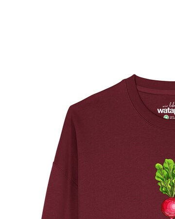 Sweat-shirt 'Radieschen ' Watapparel en rouge