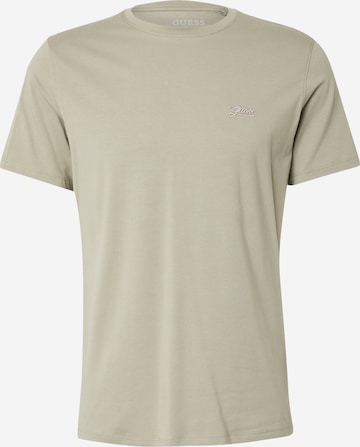 GUESS - Camiseta en verde: frente