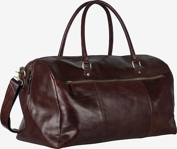 LEONHARD HEYDEN Travel Bag 'Cambridge' in Brown: front