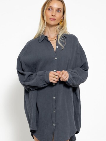 SASSYCLASSY Bluse 'lange Variante'‌‌‌‌‌‌‌‌ in Grau