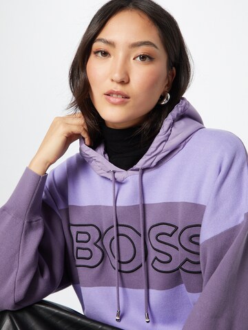 BOSS Orange Sweatshirt 'Fleurine' i lila