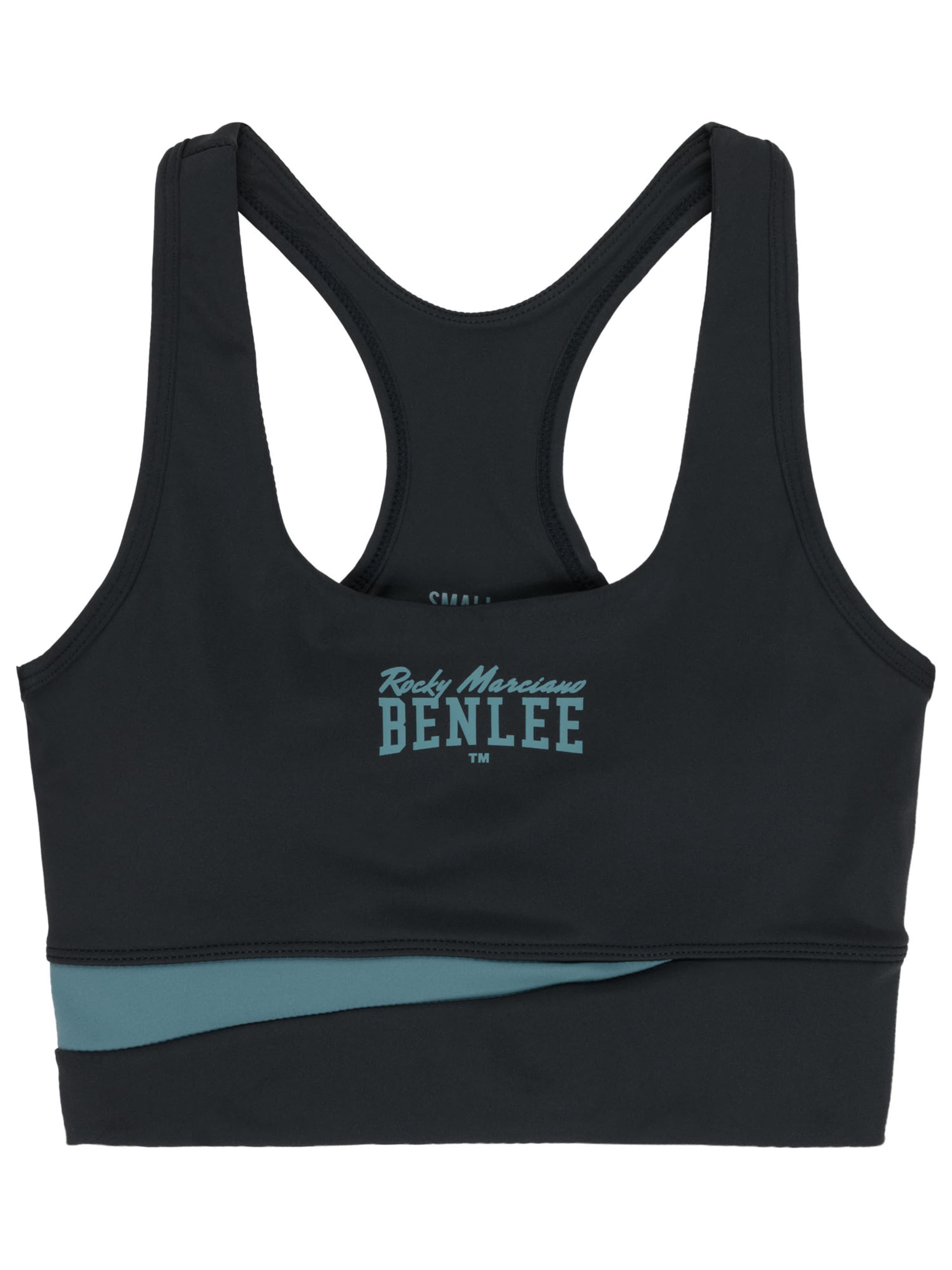 Benlee - Bustier Sujetador deportivo 'Forebrae' en negro: frente