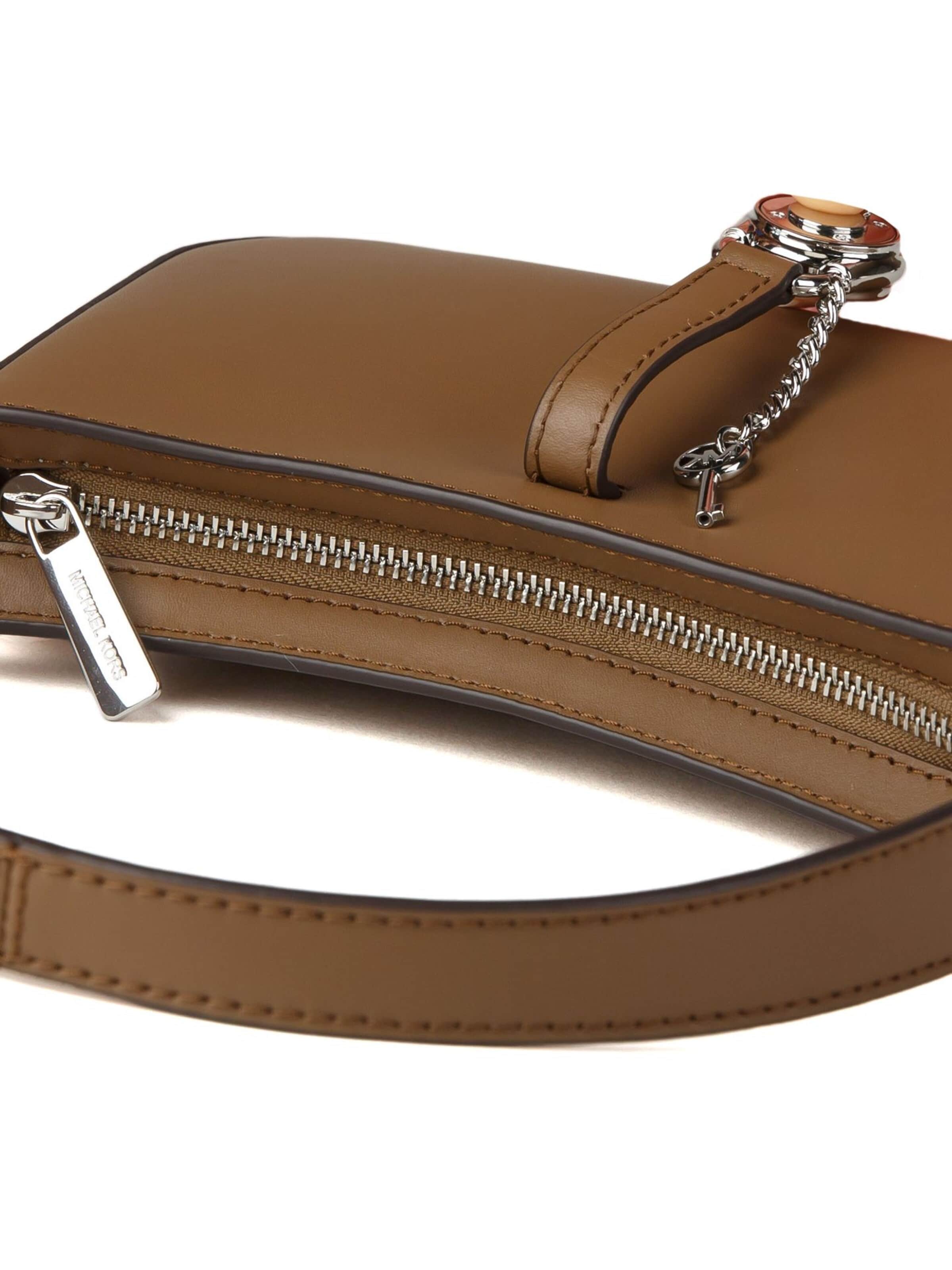 Borsa a mano 'Lyra Small Pouchette' di Michael Kors in marrone