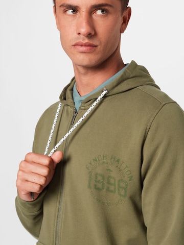 FYNCH-HATTON Zip-Up Hoodie in Green