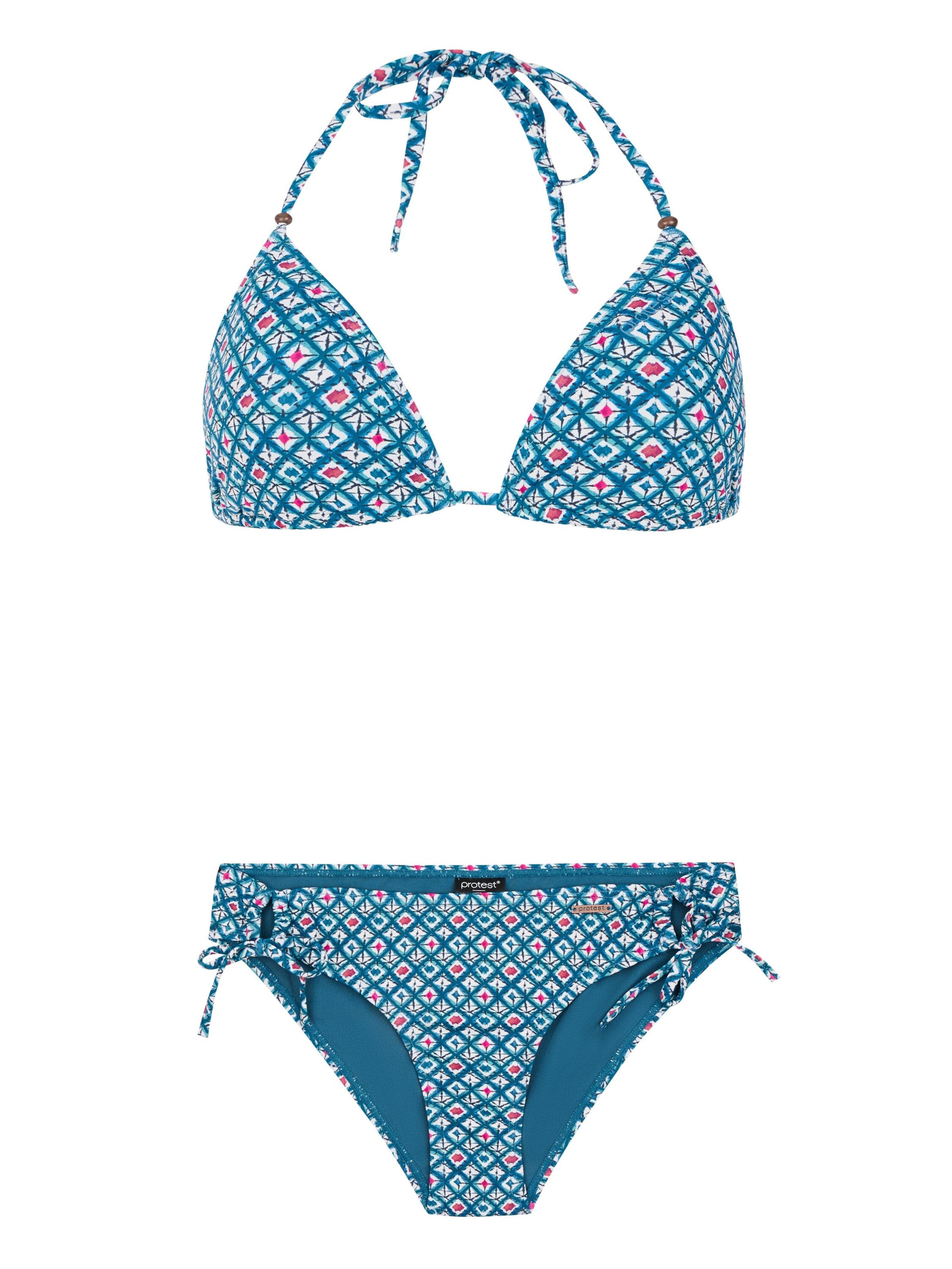 PROTEST Triangel Bikini 'PRTALEYNA'‌‌ in Blau: Vorderseite