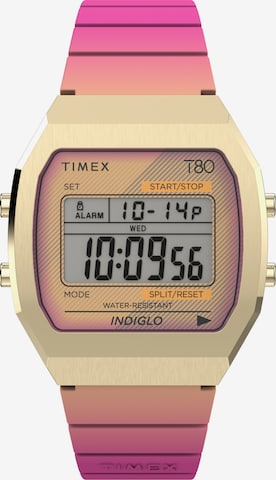 Orologio digitale 'Lab T80 ' di TIMEX in oro: frontale