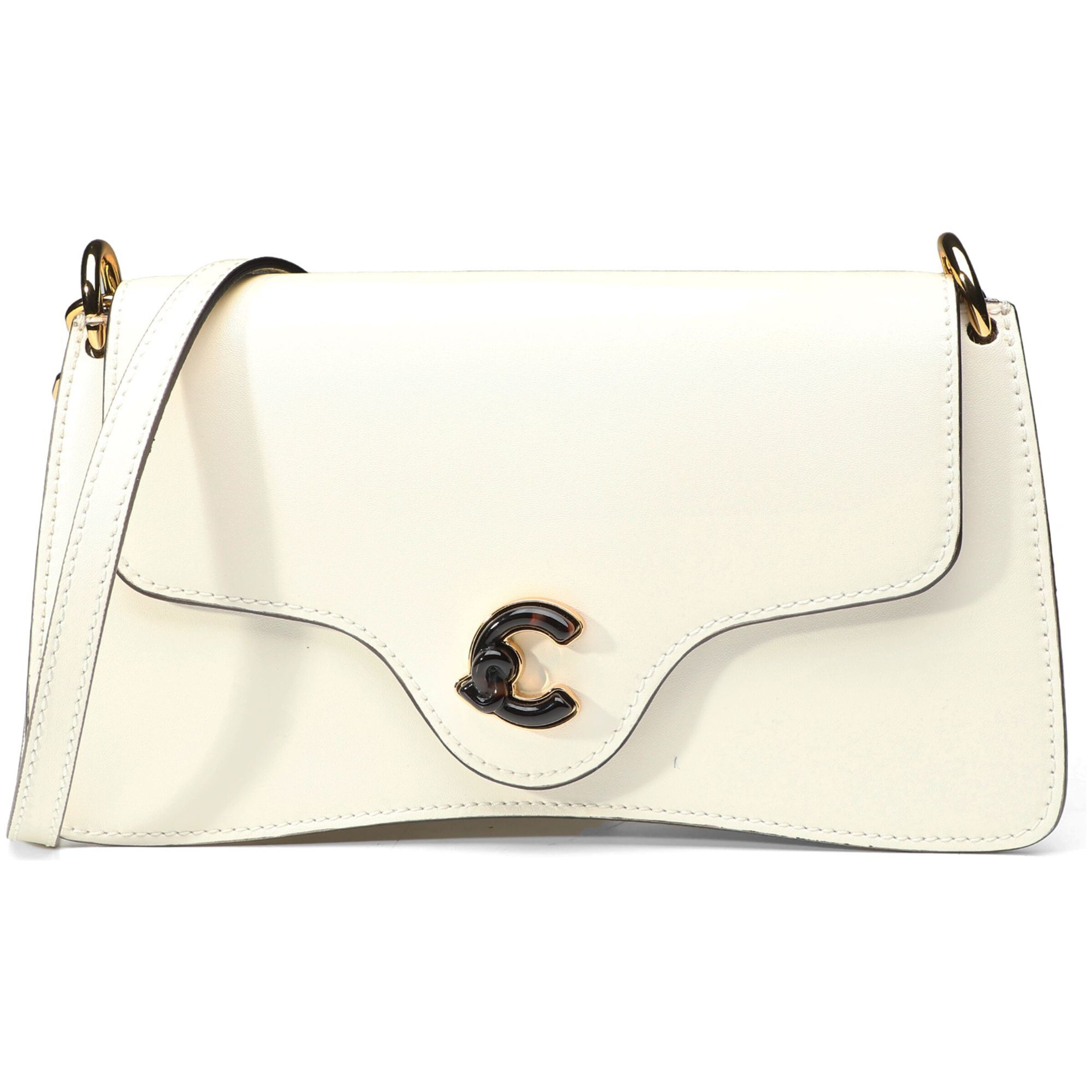 Coccinelle Crossbody Bag 'C-Me' in White: front