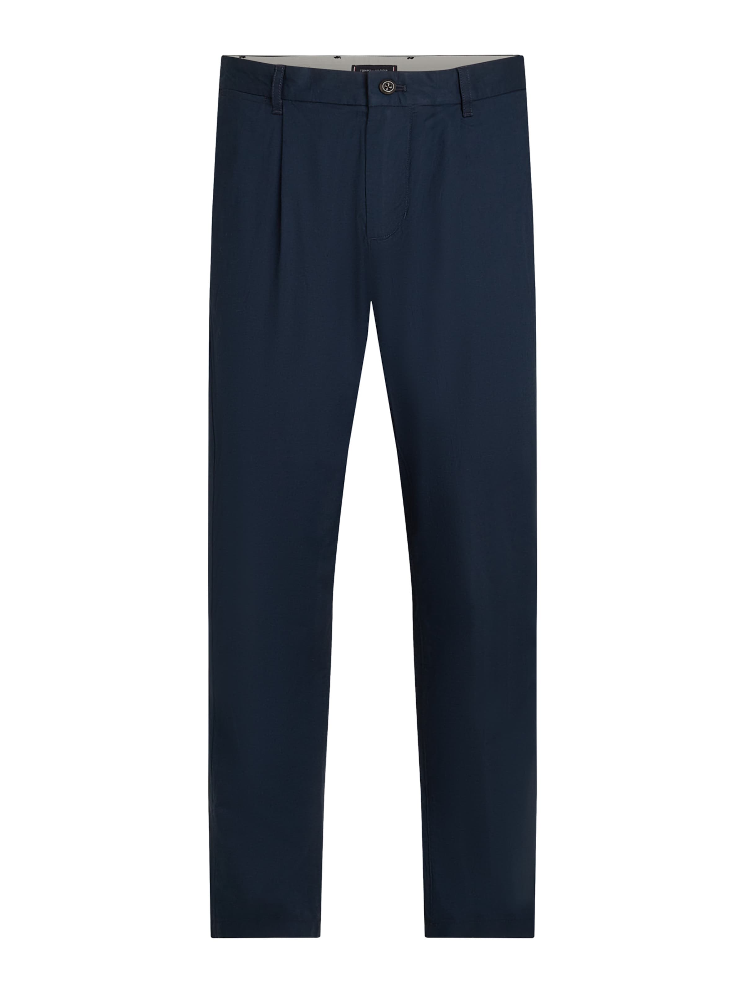 TOMMY HILFIGER Свободный крой Брюки со складками 'HARLEM' в Синий: спереди