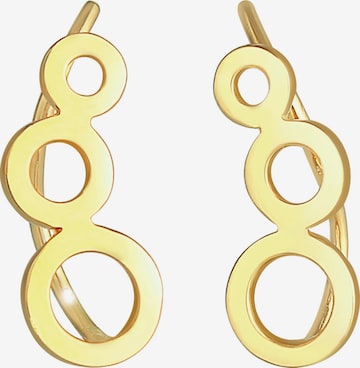 ELLI Earrings 'Ear Climber' in Gold: front