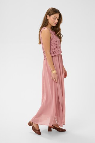 Robe 'Floria' Cream en rose