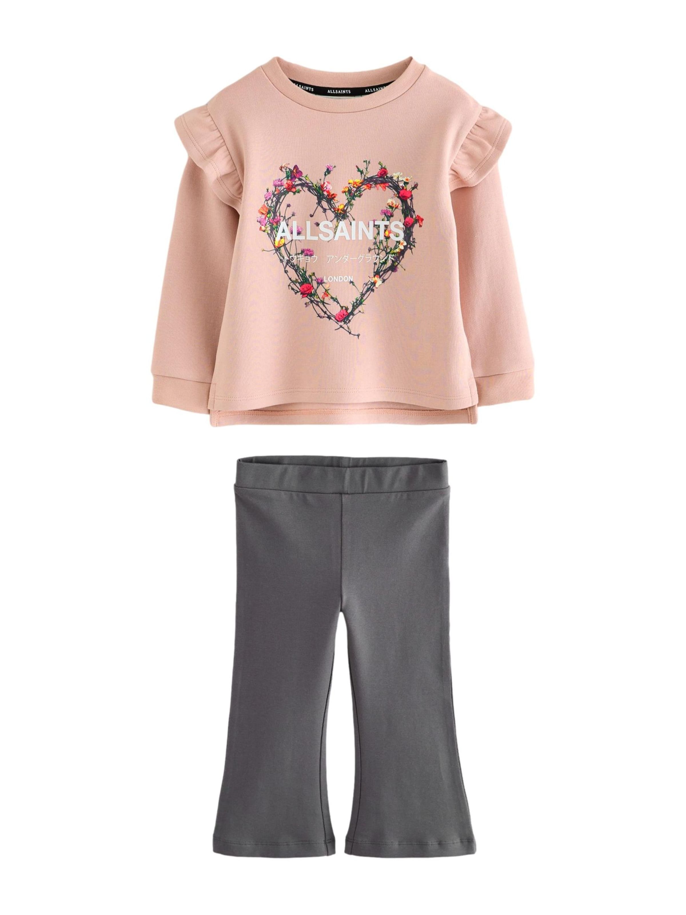 smALLSAINTS Комплект в Ярко-розовый: спереди