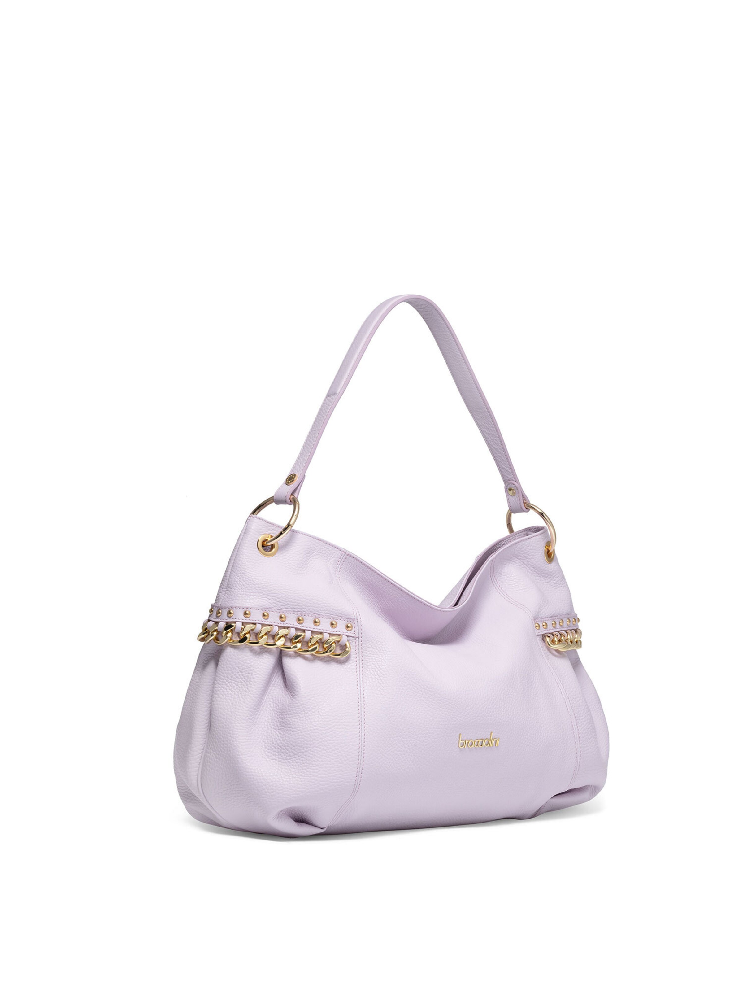 Braccialini Schultertasche in Lila: Vorderseite