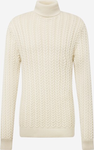 Pull-over 'Brai' SELECTED HOMME en beige : devant