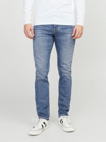 JACK & JONES - Slimfit Calças de ganga 'Tim' em azul: frente