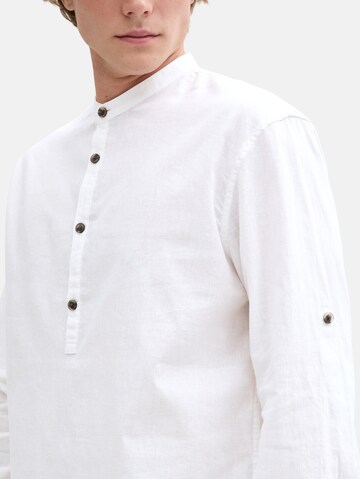 TOM TAILOR DENIM Comfort fit Shirt in White