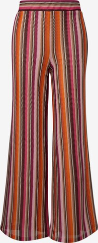 Wide Leg Pantalon COMMA en mélange de couleurs : devant