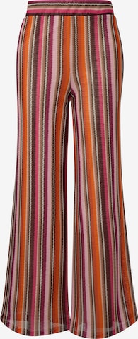 COMMA Wide leg Broek in Gemengde kleuren: voorkant