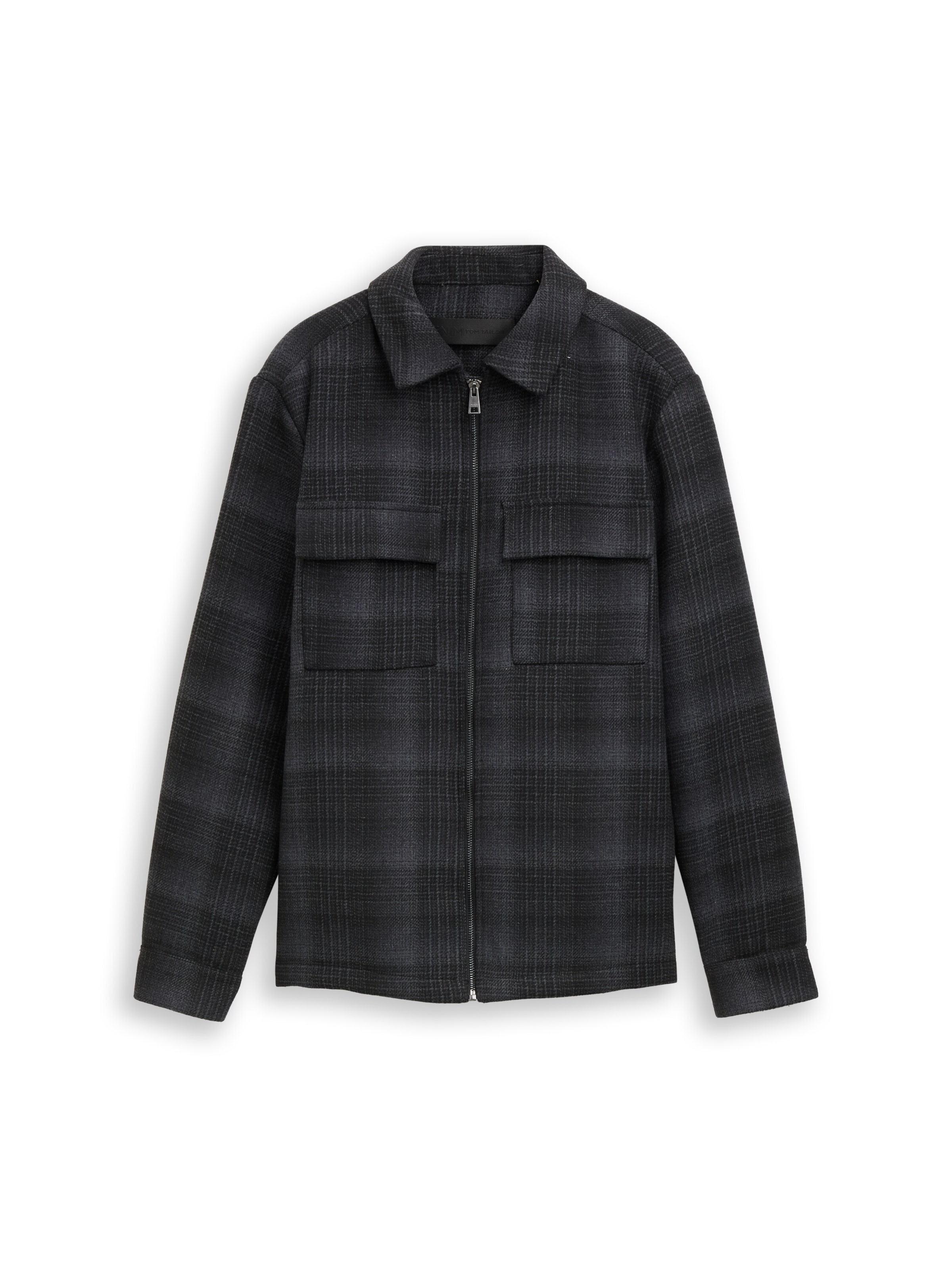 TOM TAILOR DENIM Jacke in Schwarz: Vorderseite