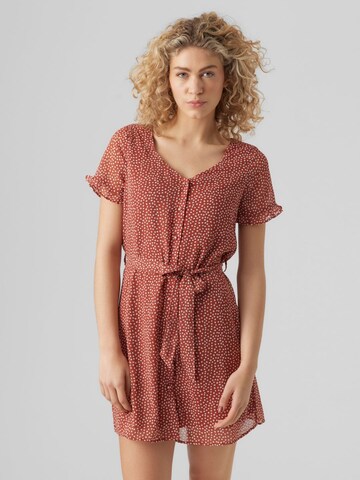 Robe VERO MODA en marron : devant