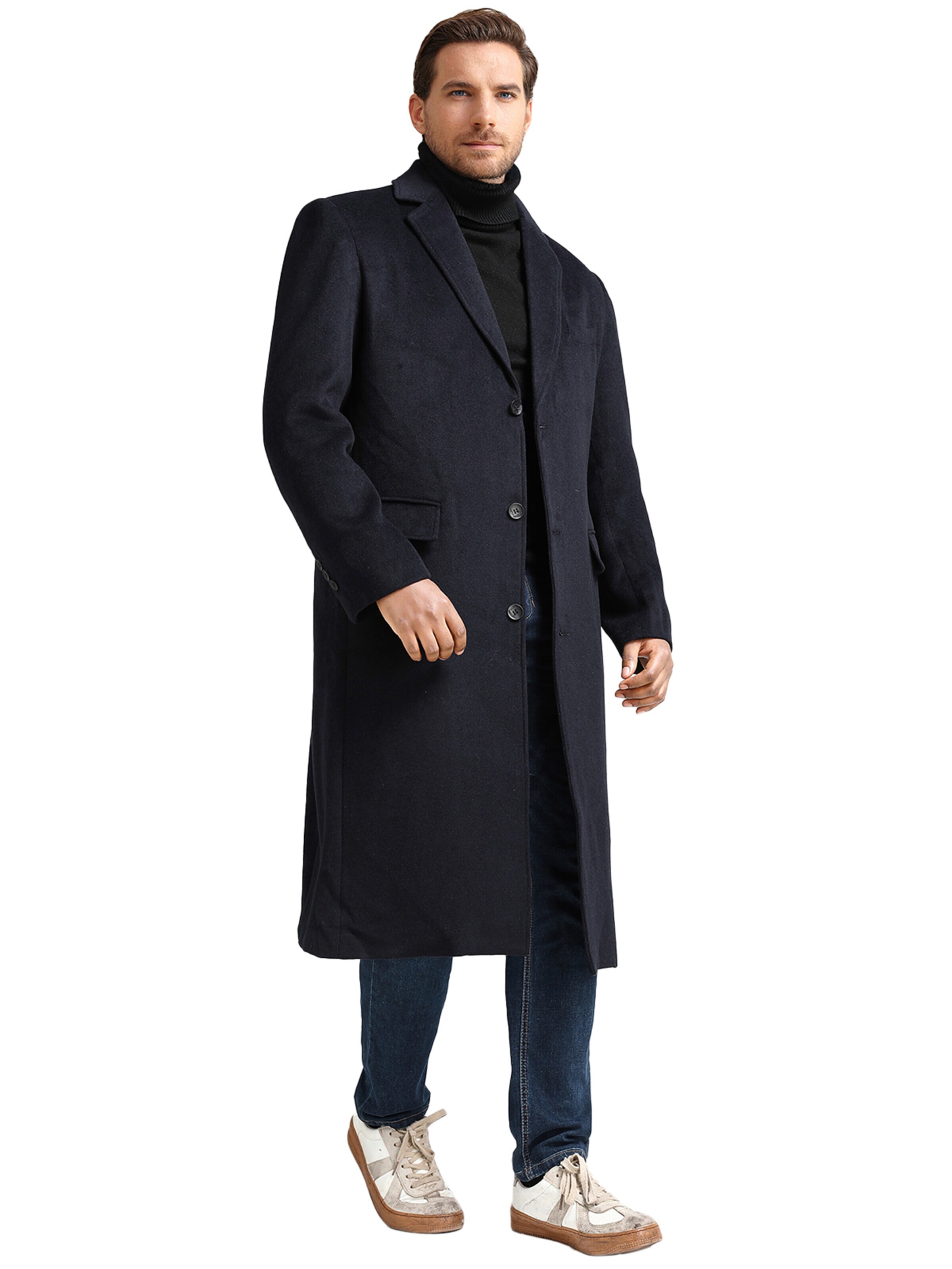 YOUTHUP Winter Coat 'Statur' in Blue
