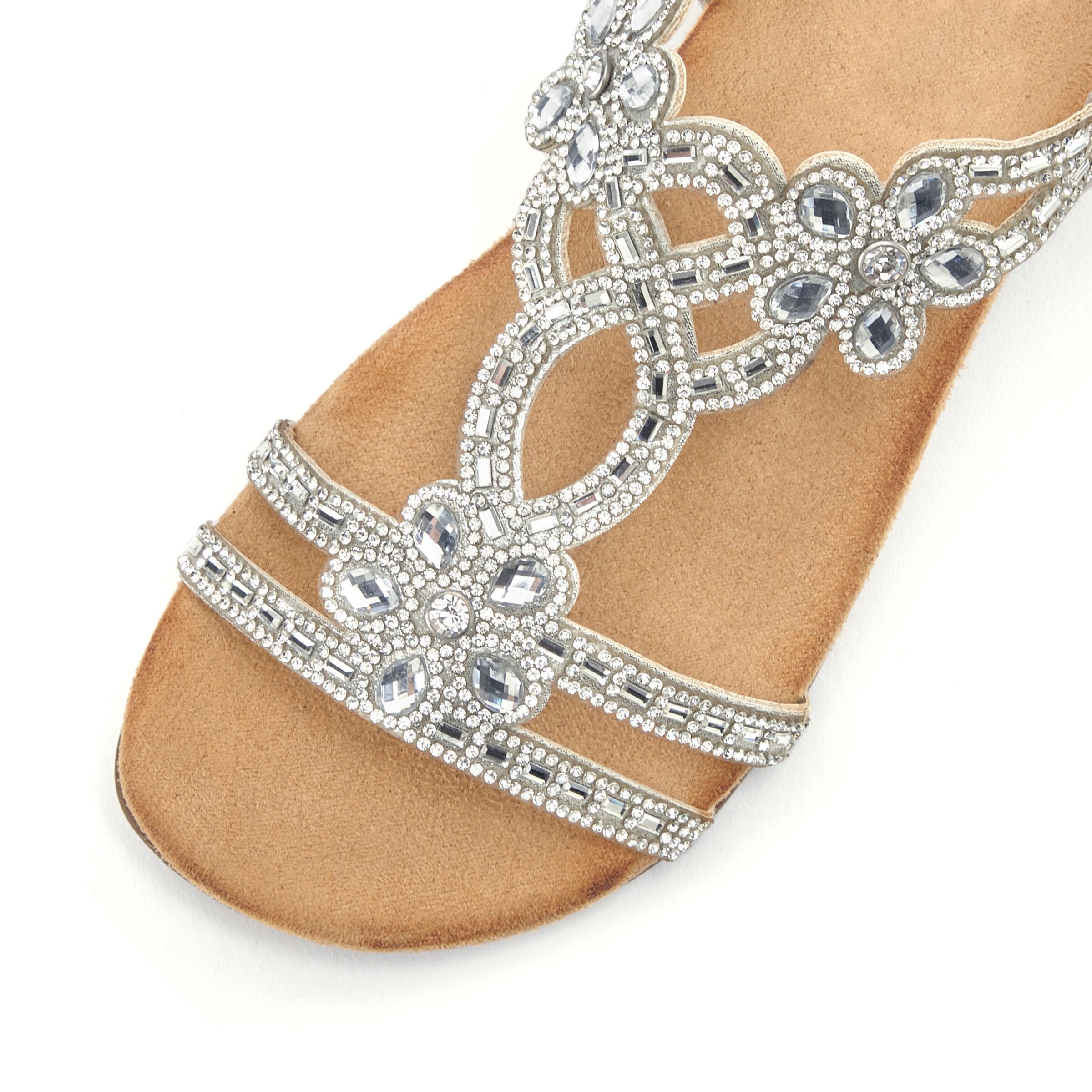 VIVANCESandale s remenčićima - srebro boja