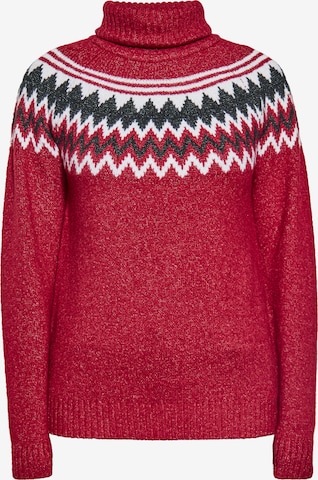 Pullover di Usha in rosso: frontale