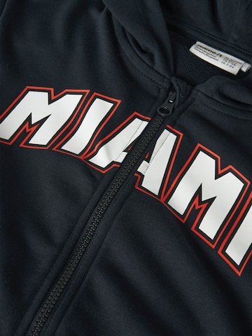 NAME IT - Sudadera con cremallera 'NKMBEN' en negro