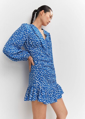 Robe 'Fresa' MANGO en bleu