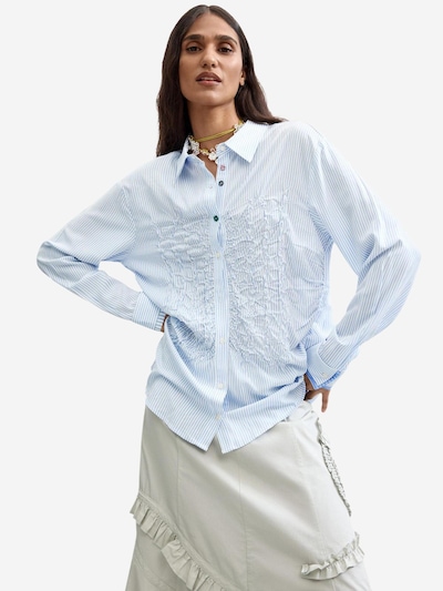 Desigual Shirt 'CAM_DANUBIO 26WWCW10' in S in Light blue, Item view