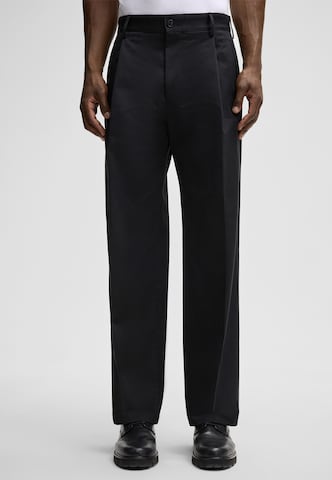 Loosefit Pantalon à plis 'Jarod' STRELLSON en noir