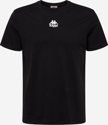 Tricou 'LEMBRO' de la KAPPA pe negru: față