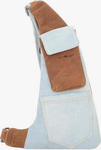 GREENBURRY Crossbody Bag in Blue: front
