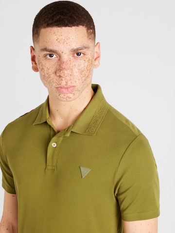 GUESS Poloshirt 'NOLAN' in Grün