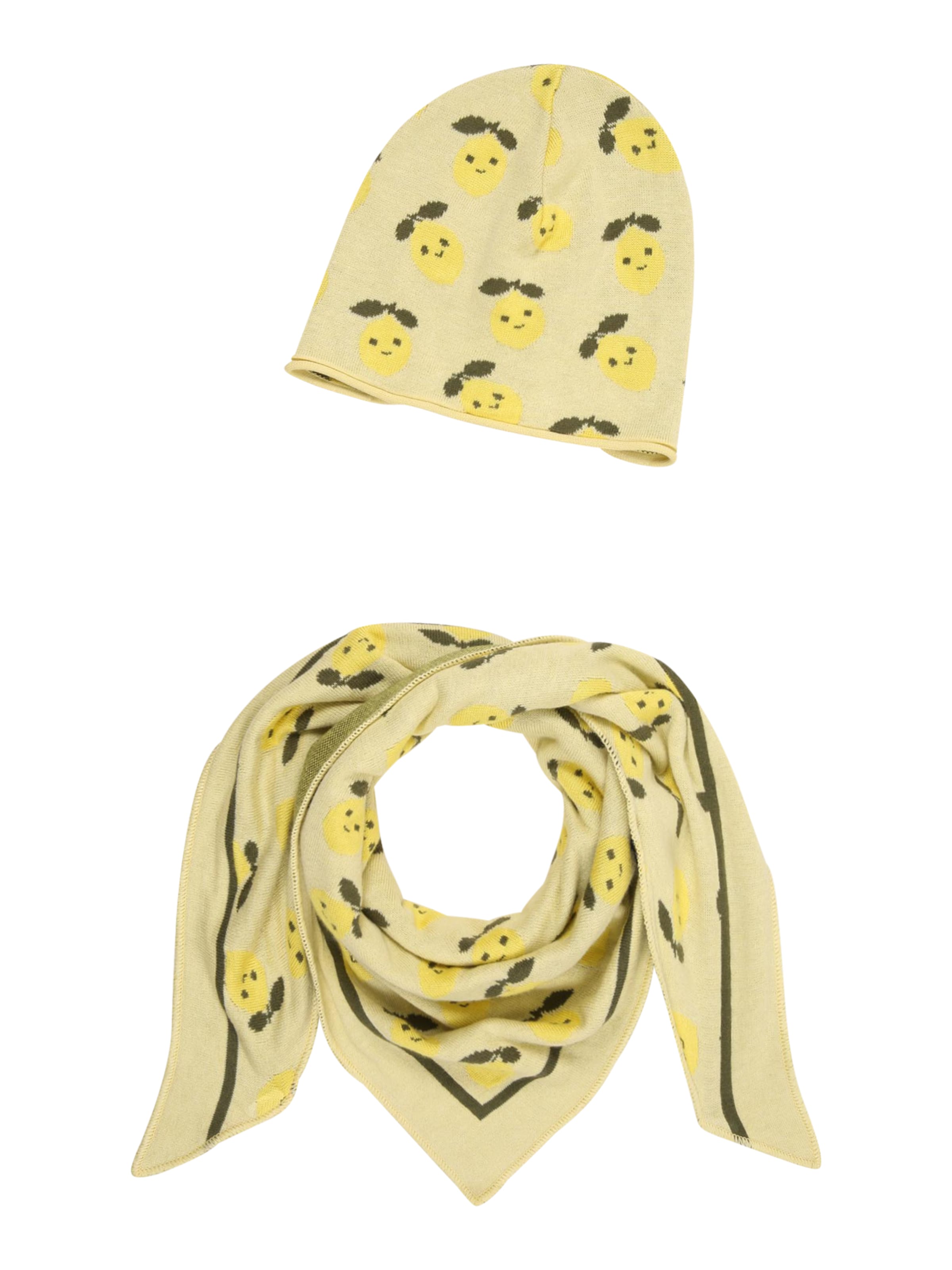 Zwillingsherz Шапка в жълто: отпред