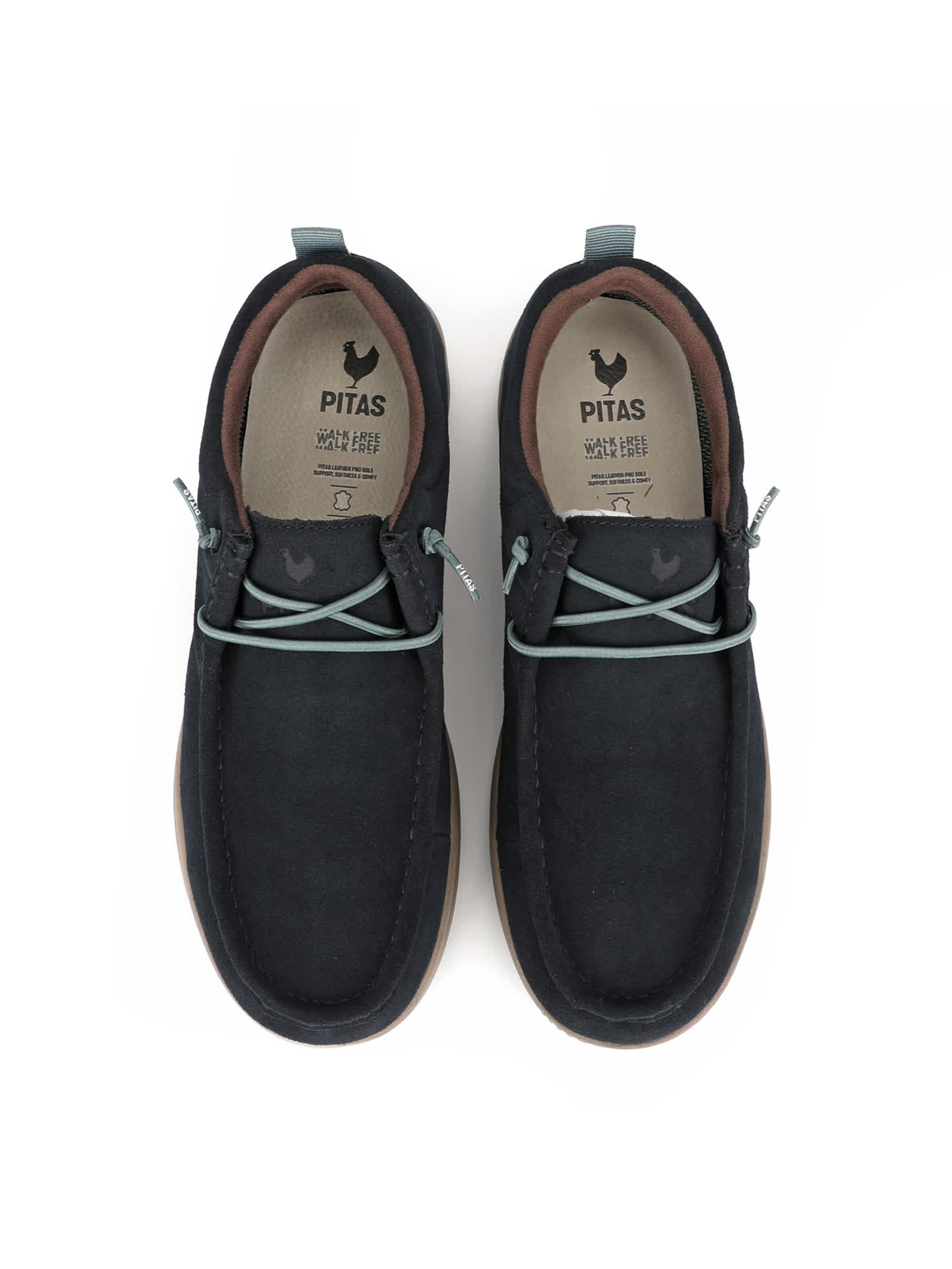 Walk In Pitas Moccasin 'Osaka' in Blue: top