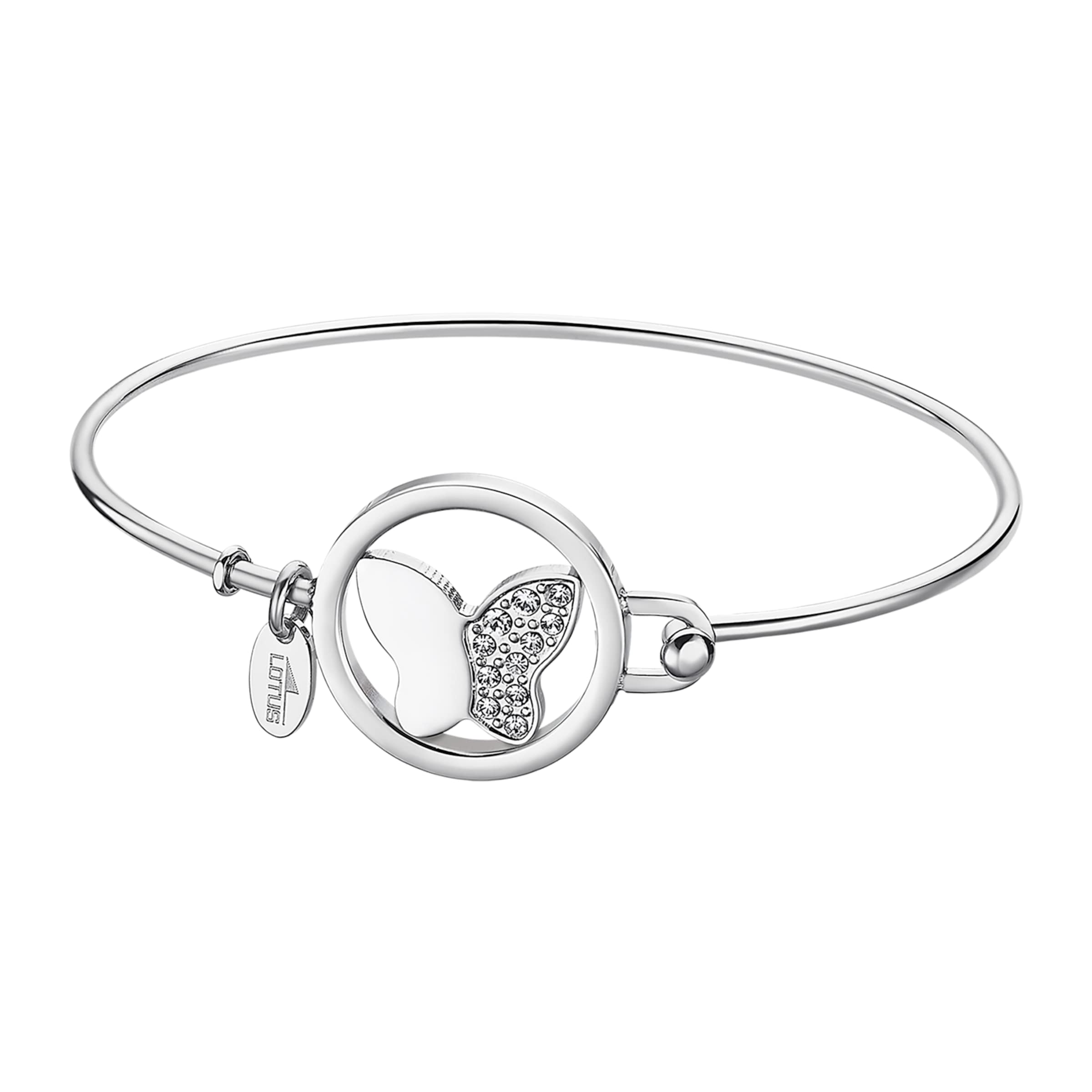Lotus Armband in Silber: Vorderseite