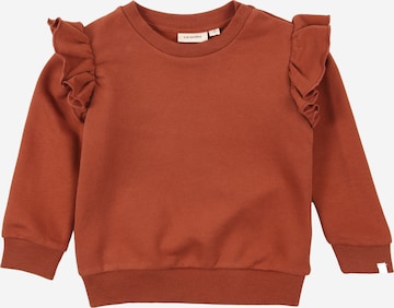NAME IT Sweatshirt 'NBFILONDON' i brun: framsida