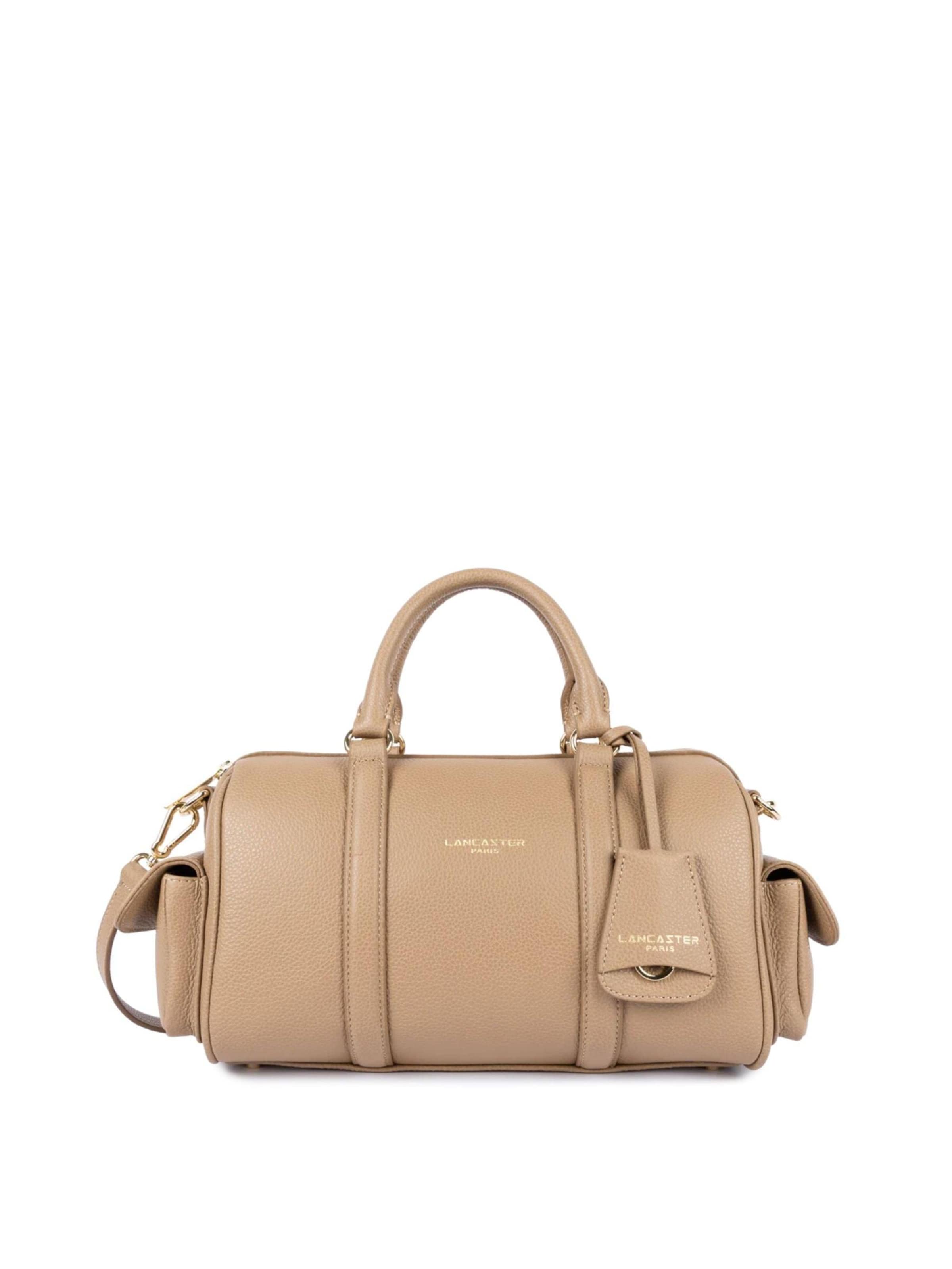 Sacs à main 'Lancaster Sac polochon Zippé M Milano Ana Sable' LANCASTER Paris en beige : devant