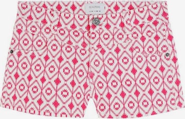 Scalpers Regular Trousers 'Ikat ' in Pink: front