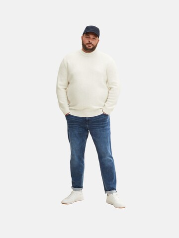 TOM TAILOR Men + Sweater in White