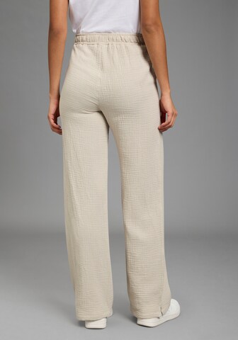 KangaROOS Wide leg Pants in Grey