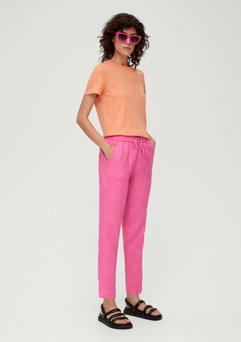 s.Oliver Tapered Pants in Pink