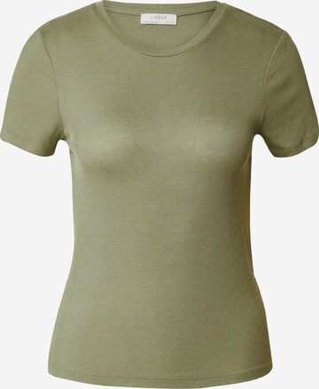 T-shirt 'Helga' Lindex en vert : devant