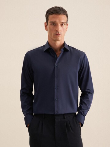 SEIDENSTICKER Regular fit Business shirt in Blue