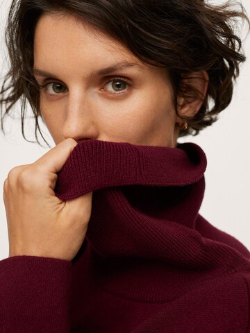 Pullover 'Mini' di MANGO in rosso