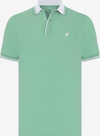 DENIM CULTURE - Camisa 'ZORAN' em verde: frente